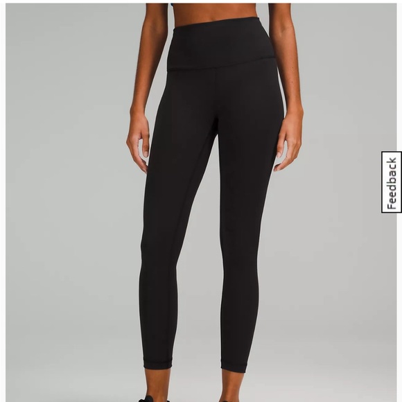 Lululemon athletica Wunder Under 25” black leggings - Picture 1 of 5